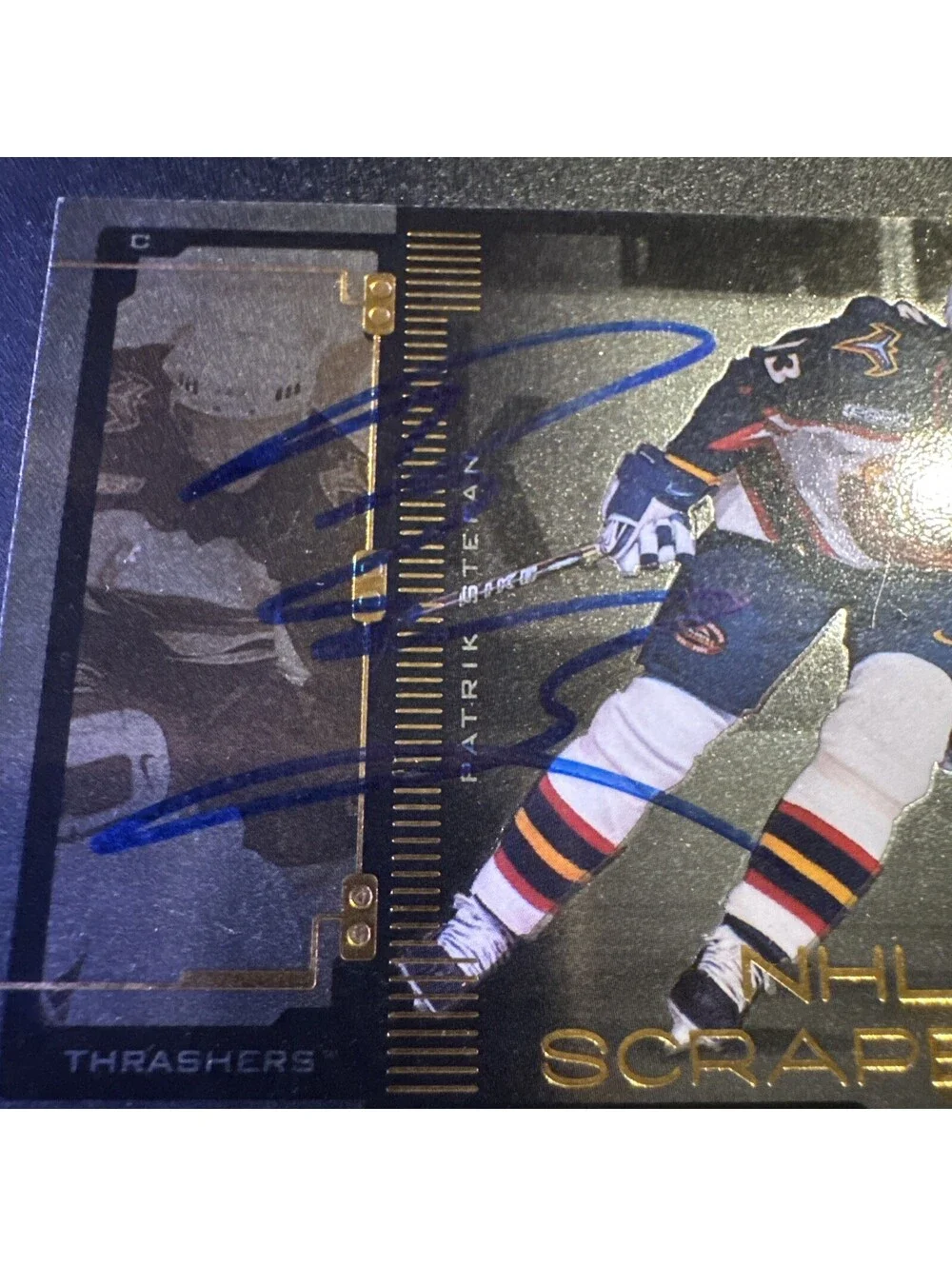 1999-00 Upper Deck - Nhl Scrapbook Patrik Stefan #SB-15 (RC) Autograph No COA